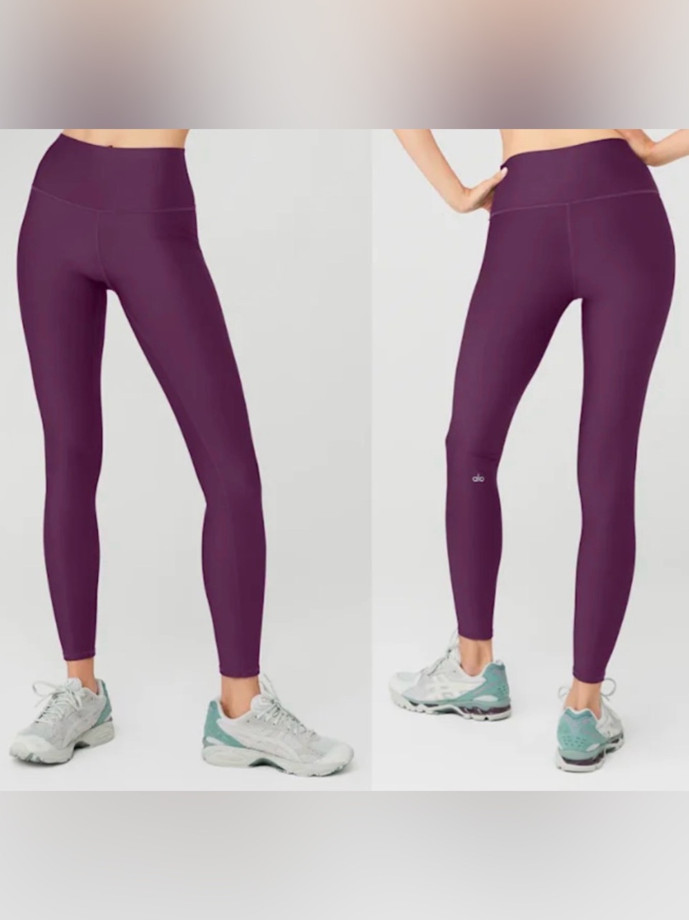 ALO Yoga High Waisted Leggings XS Purple Plum